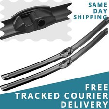 For Mercedes E-Class 2009-13 Front Windscreen 24" 24" Flat Aero Wiper Blades Set