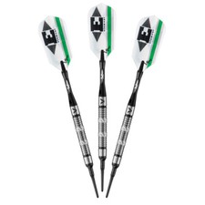 VIPER 90 TUNGSTEN SOFT TIP DARTS SET ELEMENT 18 GRAM 2BA TIPS SHAFTS FLIGHTS