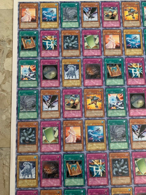 Yugioh Uncut Sheet STON Strike Of Neos Rares Misprint No Names | eBay