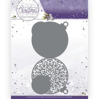 Stanzschablone - Precious Marieke - The Best Christmas Ever - Weihnachtskugel Ka