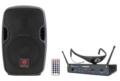 Samson Airline 88X Wireless Headset Fitness Mic+8'' Speaker For Yoga/Spin/Pilates