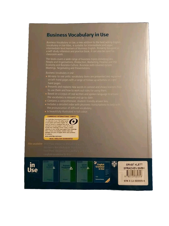 Bill Mascull: Business Vocabulary in Use, Cambridge Professional English - Bild 2 von 2