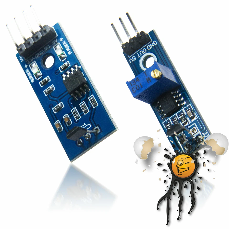 A3144 Magnetic Hall Speed RPM 3 + 4-Pin Tachometer Sensor Module Arduino KY-003 - Bild 1 von 1