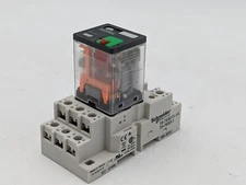 Schneider Electric 70-783D11 Relay Socket 16 Amp 300V with Relay 783XCXM4L-120A