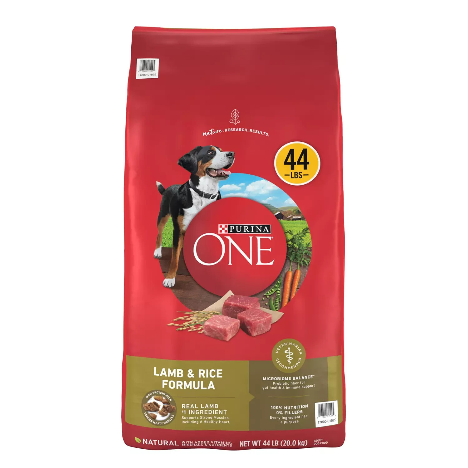 Purina ONE SmartBlend Natural Lamb and Rice, Adult Dry Dog F