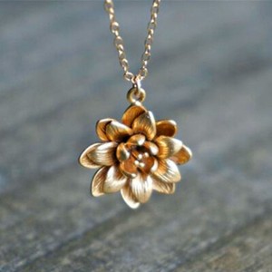 Authentic Sacred Lotus Amulet - Golden Bloom of Spiritual Awakening