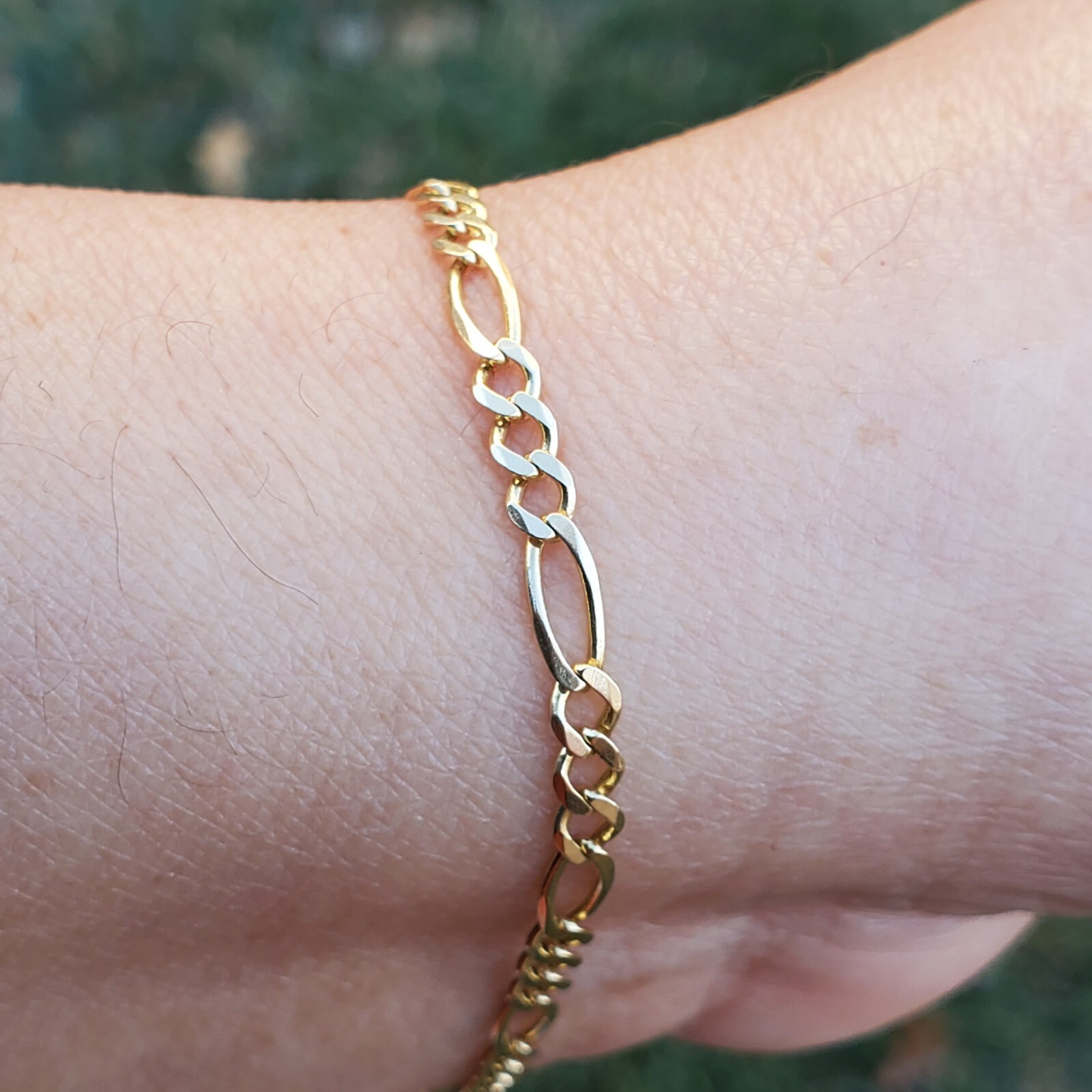 14K MICHAEL ANTHONY SOLID YELLOW GOLD FIGARO CHAI… - image 3