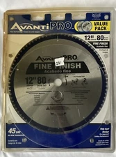 1 piece - Avanti Pro 12 inch 80 Tooth Circular Saw Blade - P128080PP - Open Box