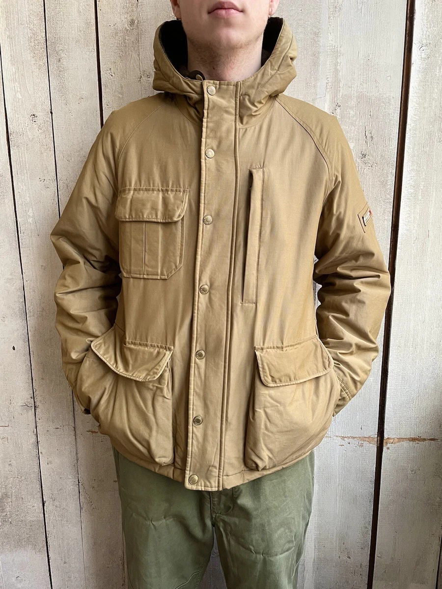 Vintage Woolrich Thermore Gold Wool Insulation Jacket Size S eBay
