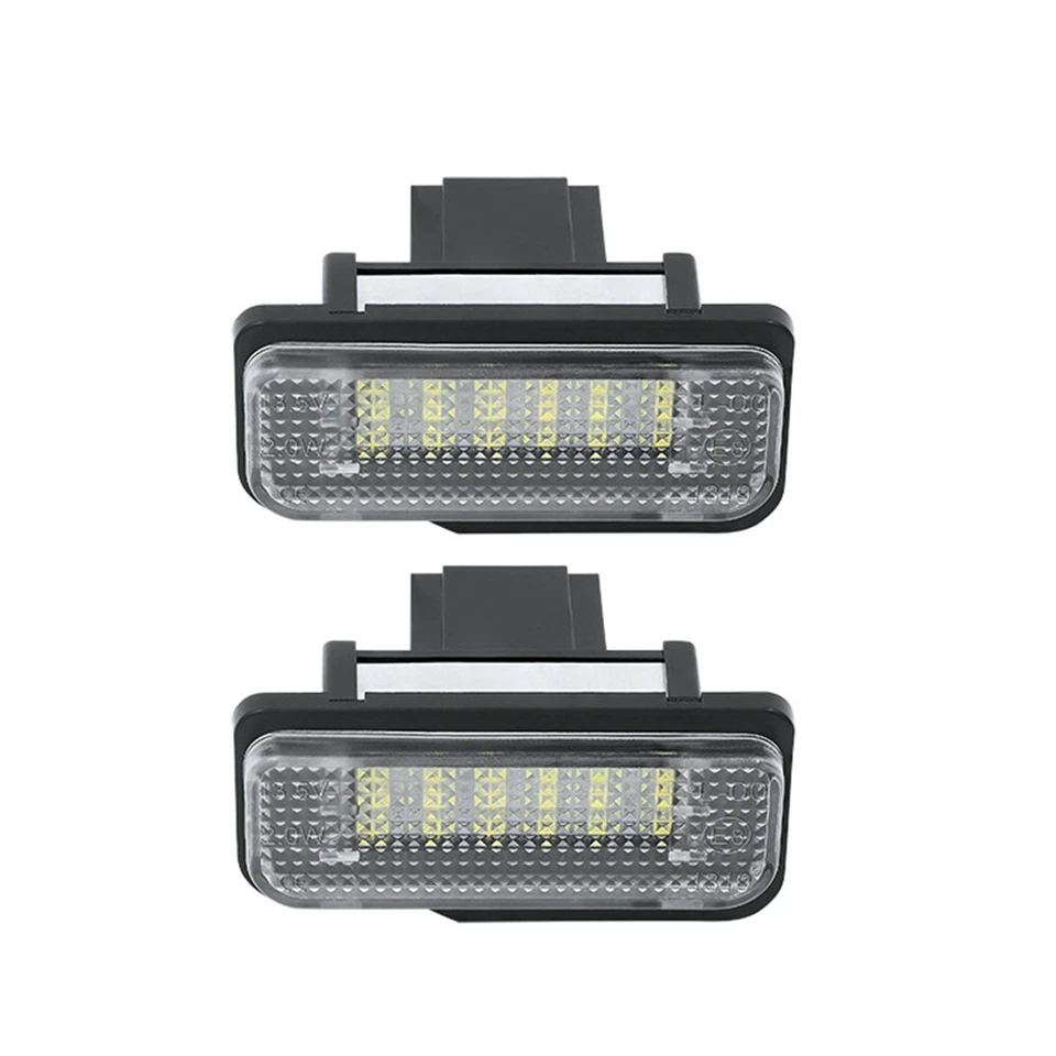 For 03-09 Mercedes Benz E-Class W211 White SMD LED License Plate Lights Assembly - Image 4 of 4