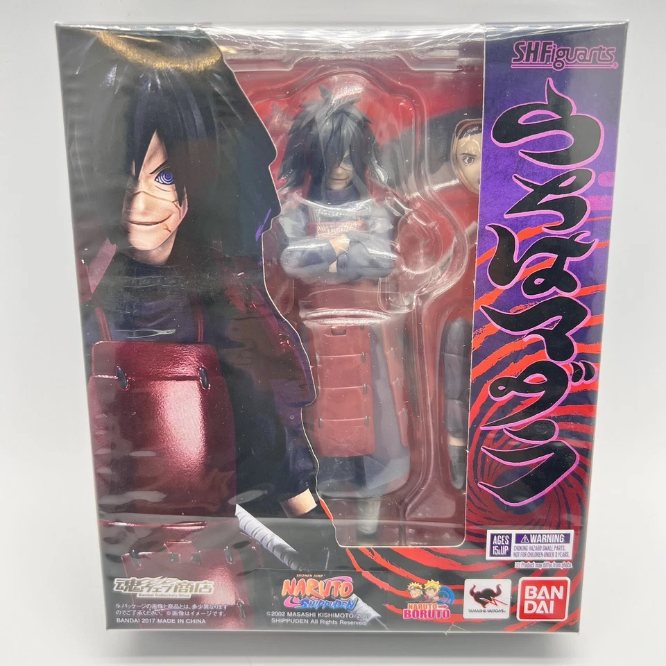 Figura de acción SH Figuarts Madara Uchiha Naruto Bandai Tamashii 2017 como nueva Foto 2 de 4