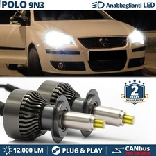 Kit LED H7 per VW POLO 9N3 ANABBAGLIANTI Bianco Potente 6500K CANbus 12000LM