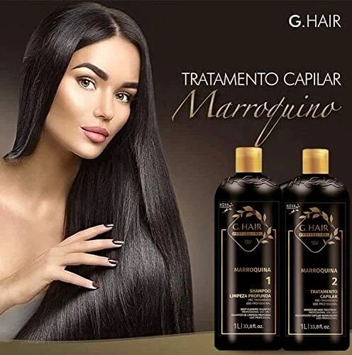 Tratamiento de queratina suavizante capilar marroquí GHAIR - Kit 2x1L Foto 2 de 3