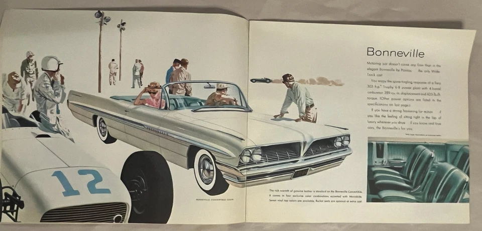 1961 Pontiac Sales Brochure. 24p. Bonneville, Ventura, Star Chief, Catalina - Image 2 of 3