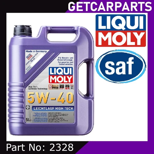 Liqui Moly 5W-40 Leichtlauf High Tech High Tech Engine Oil 5L BMW - Part 2328
