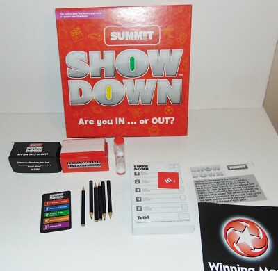 Summit Show Down Texting family party Game Preowned Complete 2008