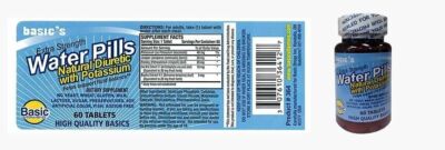 SM Basic's Water Pills - 60ct