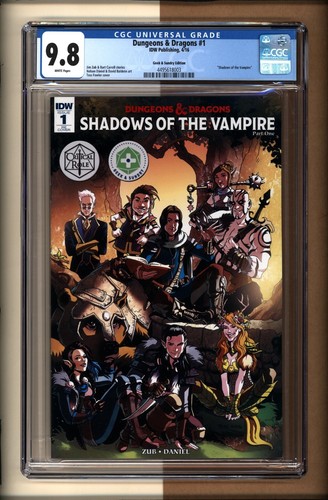 Dungeons & Dragons Shadows of the Vampire #1, CGC 9.8, Geek & Sundry Variant