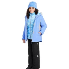 Gerry Youth  3 in 1 Systems Jacket Light Blue Girls XS,S,M,L  New