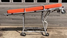 Ferno Ambulance Aluminum Emergency Stretcher Cot Gurney Patient Transport + Pad