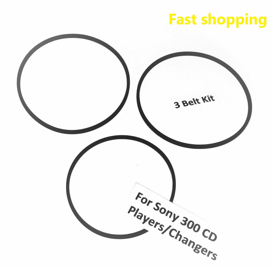 Cinghie Di Ricambio Per Lettori CD Sony - Set Da 2 Pezzi Per Modelli CDP-CX300, CX355, M333ES E Altri - Foto 8