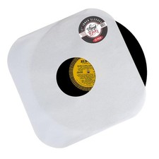 Inner Record Sleeves - Heavyweight Acid Free Paper with Rounded Corners for L...