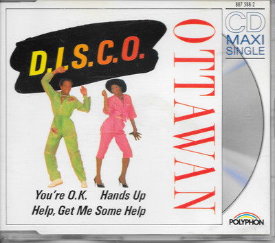 OTTAWAN - D.I.S.C.O. CD MAXI SINGLE 4TR Disco 1989 (Polyphon) Germany