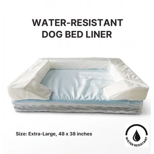 Replacement Water-Resistant Liner for XL Sealy Dog Bed, 48" x 38"