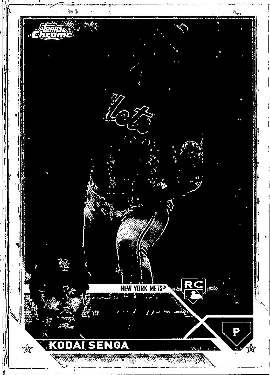 2023 Topps Chrome #217 Kodai Senga Negative Refractors