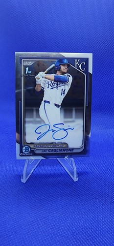 2024 Topps Bowman Chrome 1st Rookie Card - JAC CAGLIANONE (Kansas City Royals) - Topps Bunt Digital