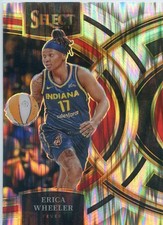 2024 Panini Select WNBA ERICA WHEELER #152 PREMIER SILVER FLASH PRIZM FEVER