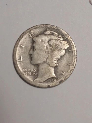 1919-S Mercury Dime — photo from the most recent tracked eBay sale