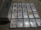 🌟(20) Misc Date American Silver Eagle 1 oz .999 Coins NGC MS69 (20 oz total)