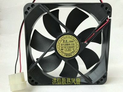 1 PCS Yate Loon Fan D12BH-12 DC 12V 0.30A 120*120*25MM Case Fan power fan #vn