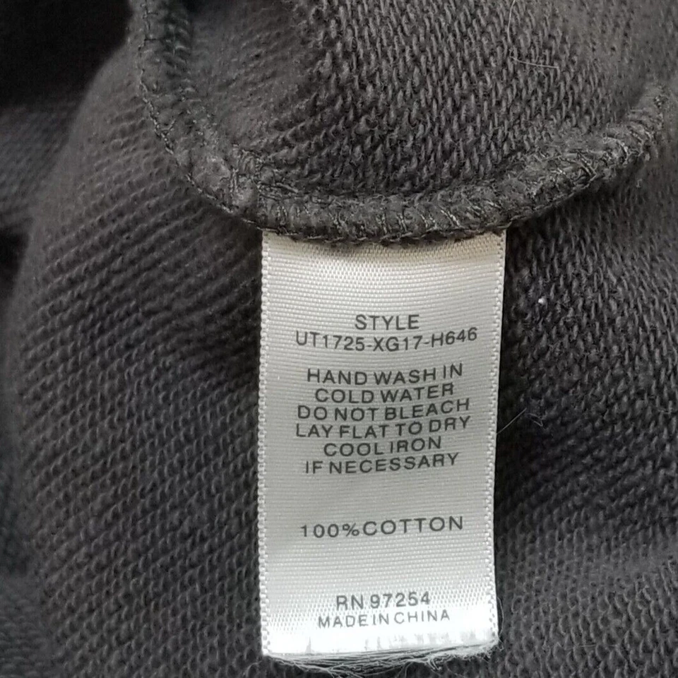 Camiseta Woodstock NY para mujer XS gris blanco deletreado  Foto 4 de 4