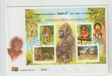 Ireland 1998 Endangered Animals ovpt Stampa 98 FDC ..envelope flap closed