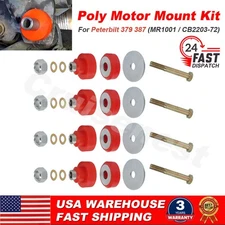 For Peterbilt 379 387 MM75-62001-HT Engine Poly Motor Mount Kit MR1001 CB2203-72