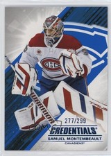 2024-25 Upper Deck Credentials Blue 277/299 Samuel Montembeault #85 yy4