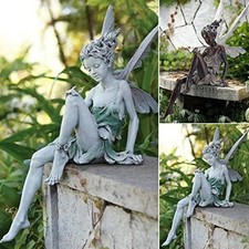 Sitting Fairy Statue Resin
