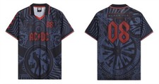 AC/DC Back In Black Medium Rock Football Shirt New Sealed