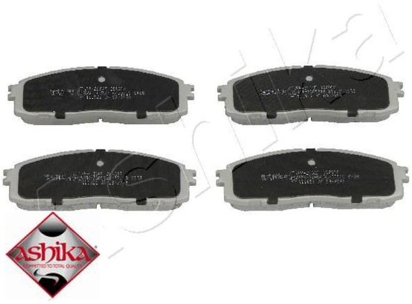 Ashika 51-02-206 Bremsbelagsatz FüR Scheibenbremse Bremsbelagsatz FüR Toyota-image