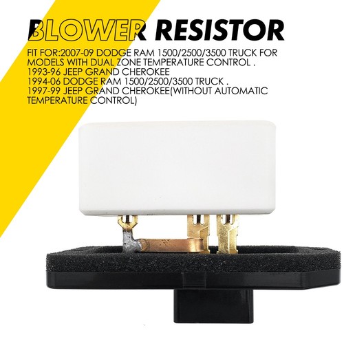 AUXITO HVAC Blower Motor Resistor – For Dodge Ram 1500 2500 3500 1994-2008 & Jeep Grand Cherokee – 68004241AA
