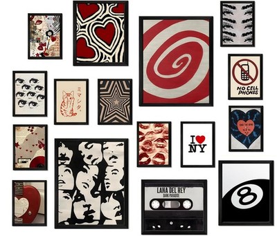 ASTRDECOR Downtown Girl Room Decor Set of 16 - Y2k 16,