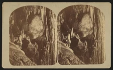 Brands cascade, Caverns Luray / photo copyright C.H. James, Phila., 1882.