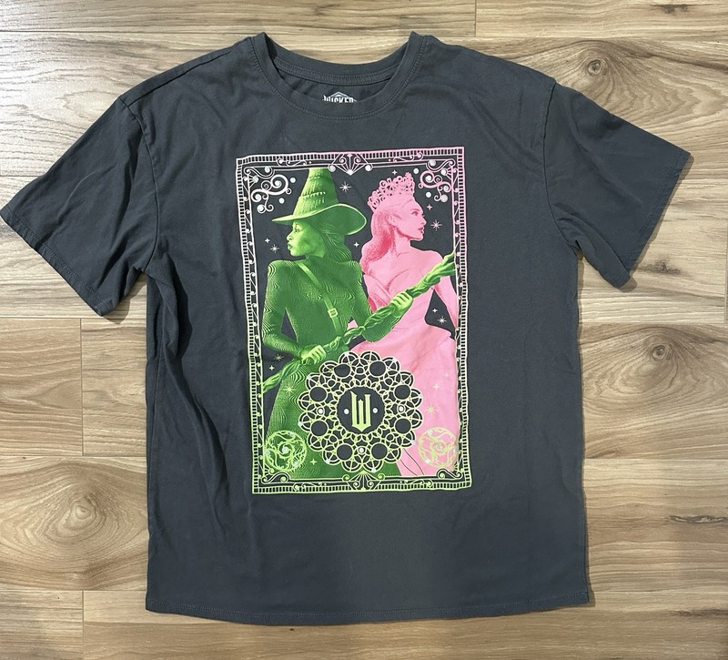 Wicked Youth 2XL XXL or Adult Small Black T-Shirt Tee Good and Bad Witch