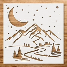 Intricate Floral Pattern Home Decor Reusable Plastic Stencil - StencilAir