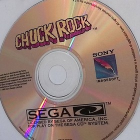Chuck Rock Sega CD Disc only