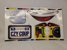 30th Anniversary Cozy Coupe Decals Sheet Stickers 612060 Little Tikes 13228