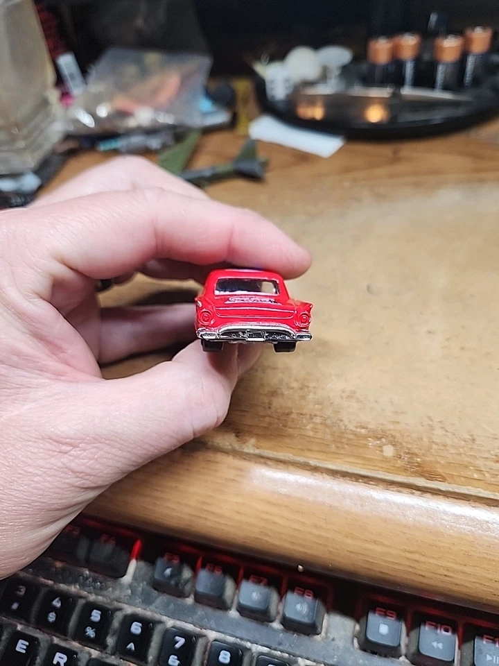 1997 MAJORETTE '57 FORD THUNDERBIRD COCA COLA 200 SERIES RED LOOSE CAR AD - Image 4 of 4