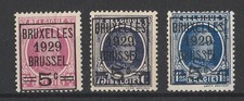 Belgium Stamps: OCB/COB# 273-275, from 1929 complete set